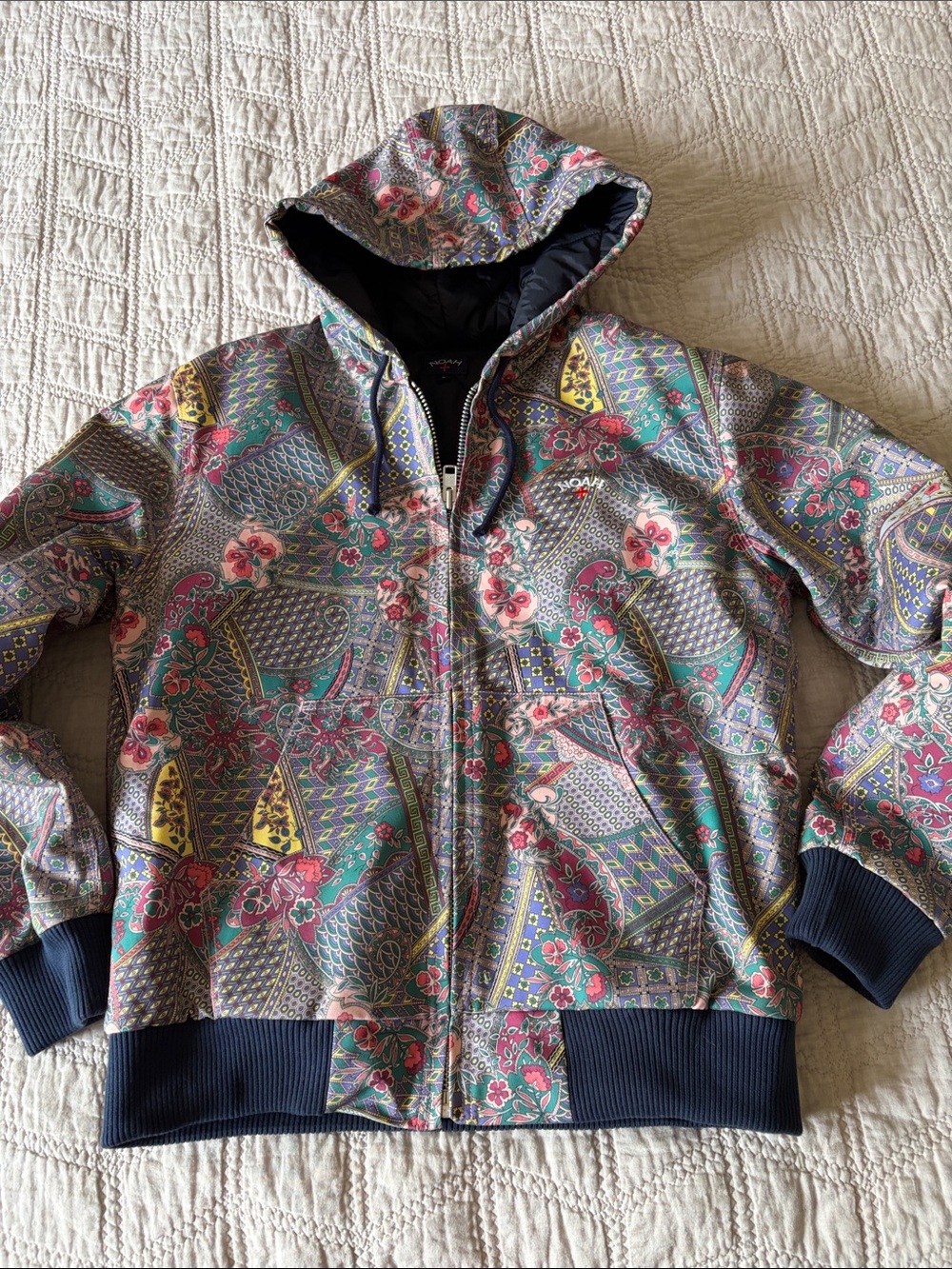 Noah + Hooded Jacket - Multicolor - Made in Portugal, sz Large EUC